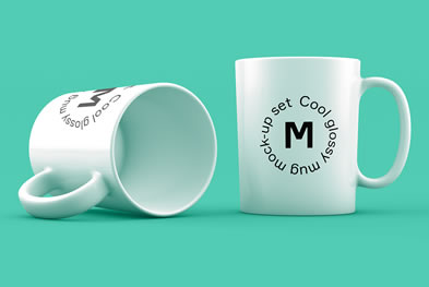 branded ceramic mug